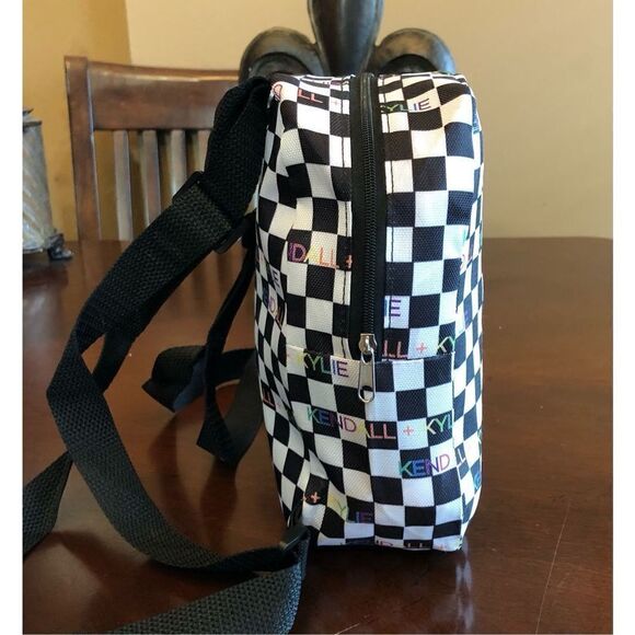 🎉HP🎉 KENDALL + KYLIE - NWOT - Mini Backpack in Black & WHITE Logo Check. - Picture 10 of 14